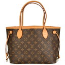 ルイヴィトン LOUIS VUITTON ネヴァーフル PM トートバッグ モノグラム キャンバス M40155 ブラウン VI2150 レディース【中古】
