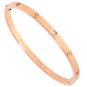 カルティエ Cartier ラブ LOVE ブレスレット ダイヤモンド #16 B6047600 K18PG 17.5g SM ハーフダイヤ ラブブレス ピンク...