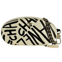 シャネル CHANEL ココネージュ コンバーチブル ジップアラウンド サングラスケース メガネケース レザー AP2368 ホワイト ブラック チェーンショルダーバッグ【中古】