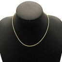 ポメラート Pomellato チェーン ネックレス K18YG 13.8g イエローゴールド アズキ ユニセックス【中古】