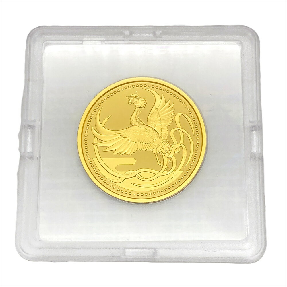天皇陛下御即位記念 記念硬貨 1万円プルーフ金貨幣セット 純金 20g 金貨 ゴールド クリアケース入り 未開封品【中古】