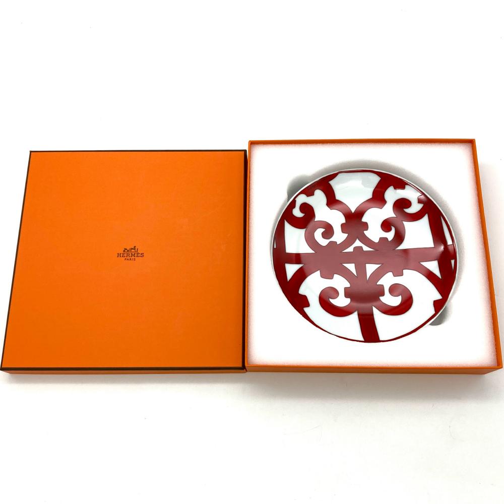 ᥹ HERMES 륭 ץ졼  ƫ å ۥ磻 17cm ơ֥륦š