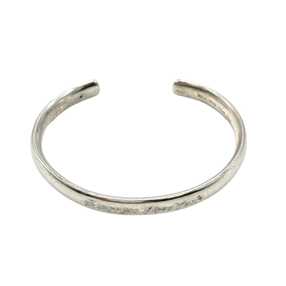クロスフォーニューヨーク Crossfor New york ブレスレット シルバー 18.8g バングル レディース【中古】
