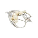 ミキモト MIKIMOTO 7P パール ブローチ SV925 6.2g シルバー【中古】