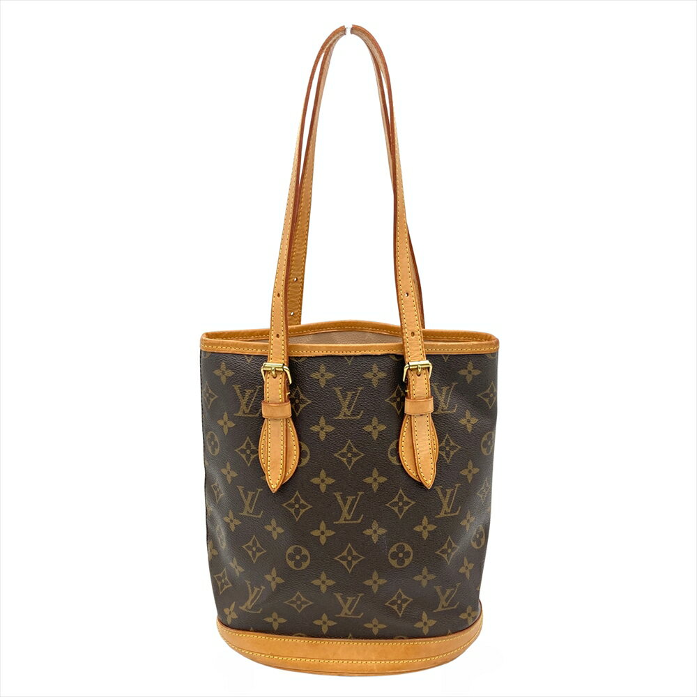 Rakuten - ルイヴィトン LOUIS VUITTON バケットPM ショルダーバッグ モノグラム キャンバス M42238 ブラウン ゴールド金具 FL0071 レディース【中古】