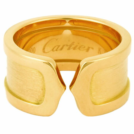 【楽天市場】カルティエ CARTIER ドゥーブルC 2C C2 リング LM K18YG #54【中古】：ゴールドプラザ楽天市場店