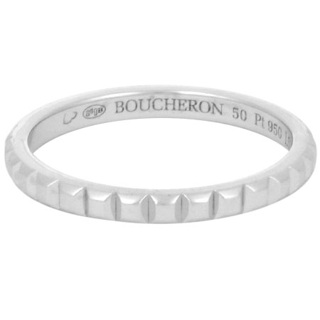 【楽天市場】ブシュロン BOUCHERON キャトル クルドパリ リング スモール Pt950 #50 JAL01160【中古】：ゴールド