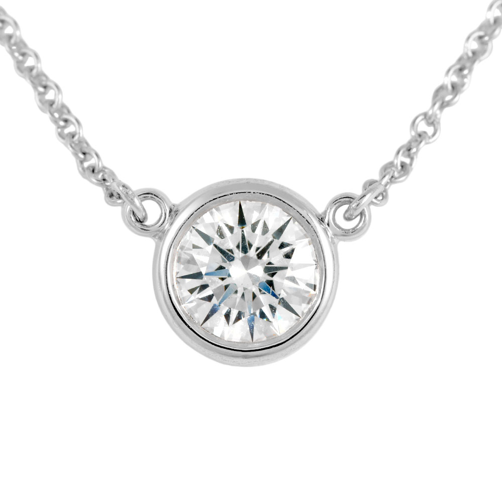 【Rakuten Fashion THE SALE対象商品 最大50%OFF! 1/1～1/14】ティファニー Tiffany&Co バイザヤード ダイヤモンド ペンダント Pt950 ネックレス エルサ・ペレッティ【中古】のサムネイル