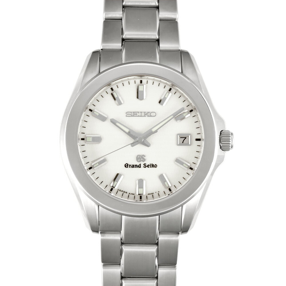 【お買い物マラソン!ポイント2倍!クーポン利用で最大3万円オフ!5/9～5/16】グランドセイコー Grand Seiko GS SBGF017 8J56-8020 デイト SS メンズ 腕時計 クォーツ 白文字盤【中古】