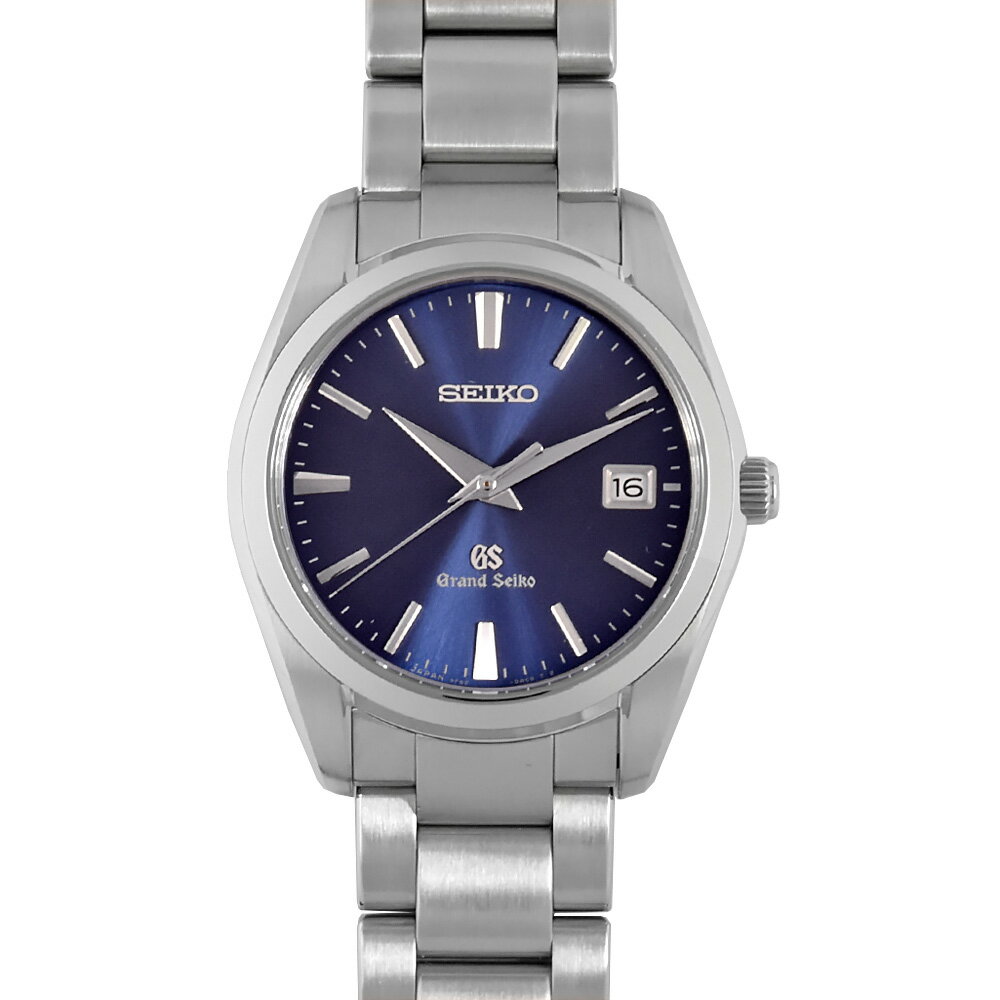 【お買い物マラソン!ポイント2倍!クーポン利用で最大3万円オフ!5/9～5/16】グランドセイコー Grand Seiko SBGX065 デイト SS メンズ クォーツ 腕時計 ブルー文字盤 9F62-0AB0 GS【中古】