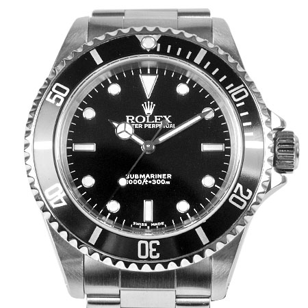 ロレックス ROLEX サブマリーナ ノンデイト 14060 P番 メンズ 自動巻き 腕時計 SS 黒文字盤【中古】