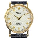 ロレックス ROLEX チェリーニ 11P ダイヤモンド 5109/8 N番 レディース 腕時計 手巻き ホワイトシェル文字盤【中古】