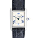 【2000円Offクーポン+P5倍 5/15〜5/18】カルティエ Cartier マストタンク SM アルジャン SV925 レディース 時計 クォーツ 白文字盤 2416【中古】