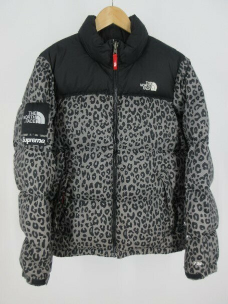 【6/5価格見直ししました】SUPREME シュプリーム × THE NORTH FACE ノースフェイス 11AW Nuptse Down Jacket ヌプシ ダウンジャケット レオパード【中古】 rf