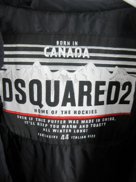 DSQUARED2 ディースクエアード 15AW ダウンジャケット Size 44 ブラック【中古】 rf