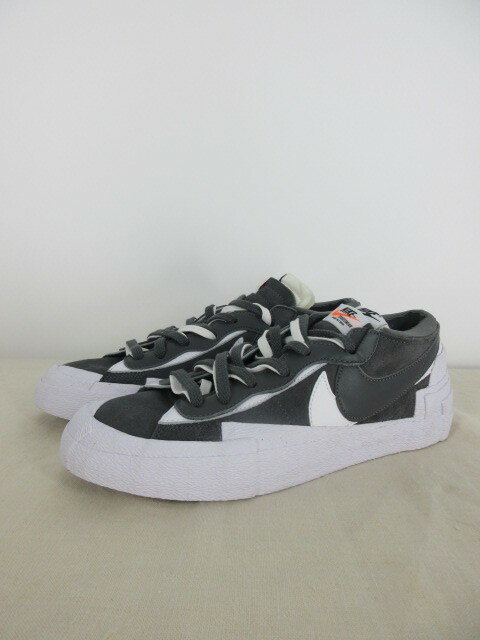 【6/3価格見直ししました】 NIKE ナイキ × sacai サカイ BLAZER LOW ブレーザー ロー DD1877-002 Size 27.5cm【中古】 rf