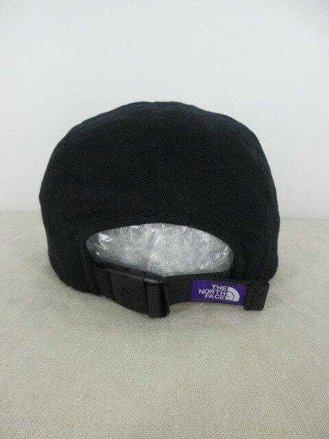 THE NORTH FACE ノースフェイス PURPLE LABEL パープルレーベル BEAMS別注 ロゴ刺繍 キャンプキャップ ブラック【中古】 rf