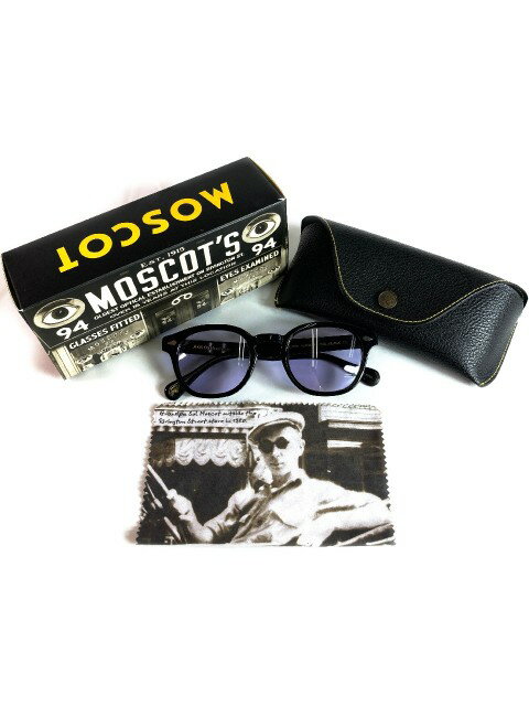 MOSCOT モスコット 49 lemtosh レムトッシュ サングラス 眼鏡 日本限定 ポンメガネ取り扱い ブラック 49□24-145 【中古】 rm