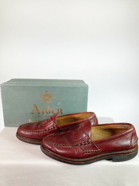 ALDEN オールデン ローファー ブラウン size8E【中古】rm