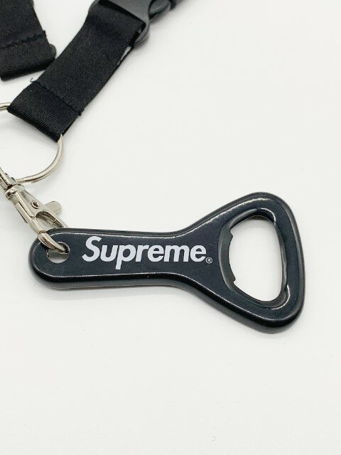 SUPREME シュプリーム 14SS Bottle Opener Lanyard ボトルオープナー ランヤード ブラック【中古】 rf