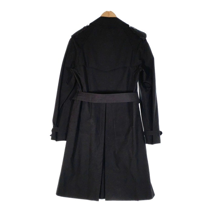 KNOTT MEN ノット メン Olmetex Cloth Trench Coat オルメテックスクロス トレンチコート ブラック Size 0【中古】 rf