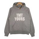 TMT ティーエムティー RETROSPECT TMT YOURS BIG3 プルオーバー スウェットパーカー グレー Size L【中古】 rf