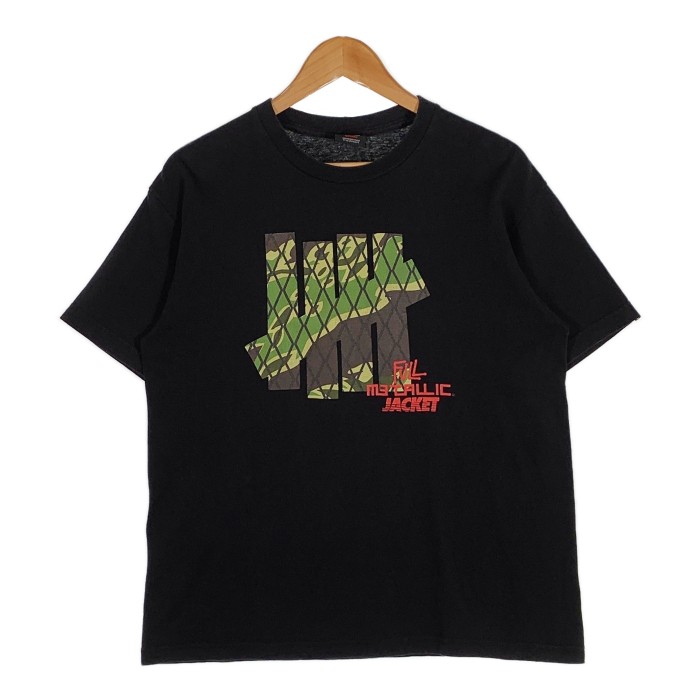 UNDEFEATED アンディーフィーテッド STUSSY ステューシー HECTIC ヘクティク プリント Tシャツ ブラック Size M【中古】 rf