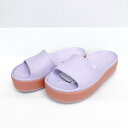 crocs クロックス タグ付き Crocband Platform Slide クロックバンドプラットフォームスライド 205631-5P9 ラベンダー size23cm【中古】 rmの商品画像