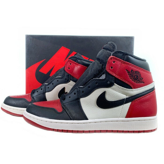 AIR JORDAN 1 RETRO HIGH OG 硼1ȥϥ BRED TOE ֥åɥȥ 555088-610 Size 26.5cmš rf