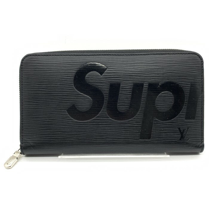 SUPREME シュプリーム 17AW LOUIS VUITTON ルイヴィトン エピ ジッピー オーガナイザー ノワール ラウンドファスナー財布 M67723【中古】 rf