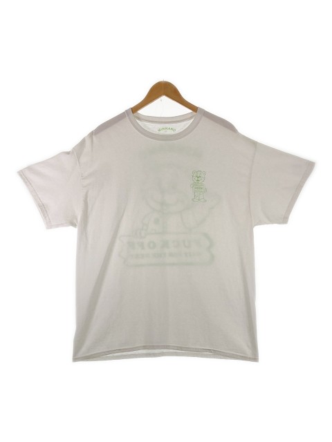 MINANANO×PORTER BEAR TEE ミンナノ ポーター Tシャツ ホワイト sizeXL【中古】 rm