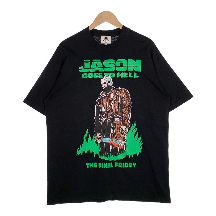 Warren Lotas ウォーレンロータス JASON GOES TO HELL TEE ジェイソン プリントTシャツ ブラック Size L【中古】 rf