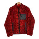 SUPREME Vv[ 17AW Leopard Fleece Reversible Jacket Ip[ht[X o[VuWPbg bh Size LyÁz rf