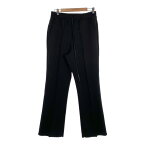 SERIALIZE シリアライズ SENTER STITCH FLARE PANTS センターステッチ フレアパンツ ブラック Size 2【中古】 rf