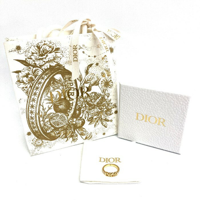 Christian Dior クリスチャンディオール DIOREVOLUTION ディオレボリューション クリスタル1個欠品 リング 指輪 ゴールド sizeM 【中古】 rm