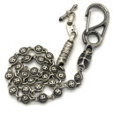 Bill Wall Leather ビルウォールレザー Mini Cross Wallet Chain ミニクロスウォレットチェーン ウォレットリング付 Size 58cm【中古】 rf