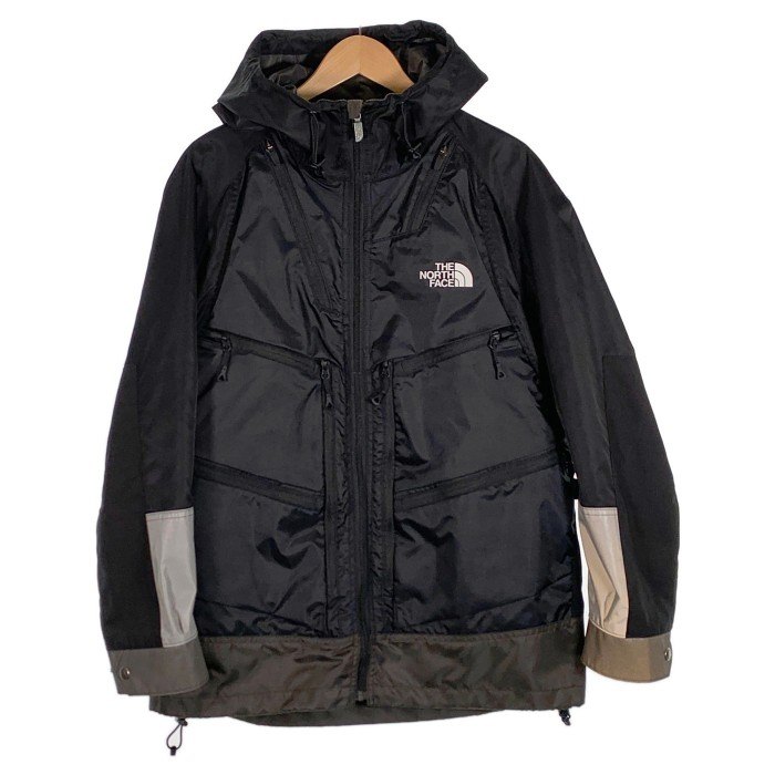 JUNYA WATANABE MAN COMME des GARCONS ジュンヤワタナベ マン コムデギャルソン 18AW THE NORTH FACE ノースフェイス Trail Pack トレイルパック カスタマイズ ナイロンジャケット ブラック WB-J101 Size M【中古】 rf