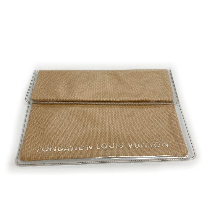 LOUIS VUITTON ルイヴィトン FONDATION LOUIS VUITTON ルイヴィトン美術館限定 タブレットケース iPadケース クラッチバック ポーチ 【中古】 rm