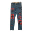 ICE CREAM アイスクリーム INFAMOUS JEAN ストレッチデニムパンツ インディゴ 421-1102 Size 32【中古】 rf