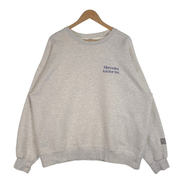 Mercedes Anchor inc. メルセデスアンカーインク プリント スウェットクルーネックトレーナー オートミ..