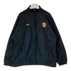 NIKE MANCHESTER UNITED ナイキ マンチェスターユナイテッド ウィンドブレーカー ブラック sizeM 【中古】 rm