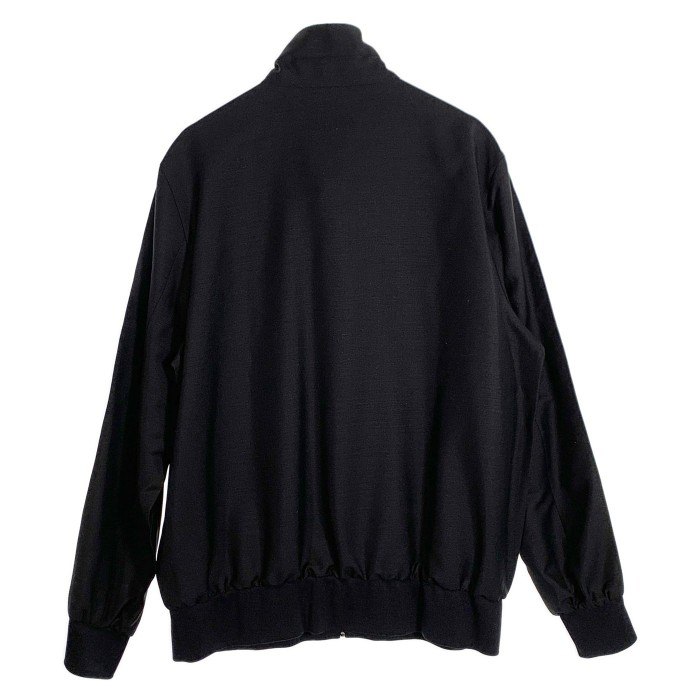 PRADA プラダ モヘア ウール トラックジャケット サイドライン ブラック 三角プレート SGC199 S231 G54 Size 56【中古】 rf