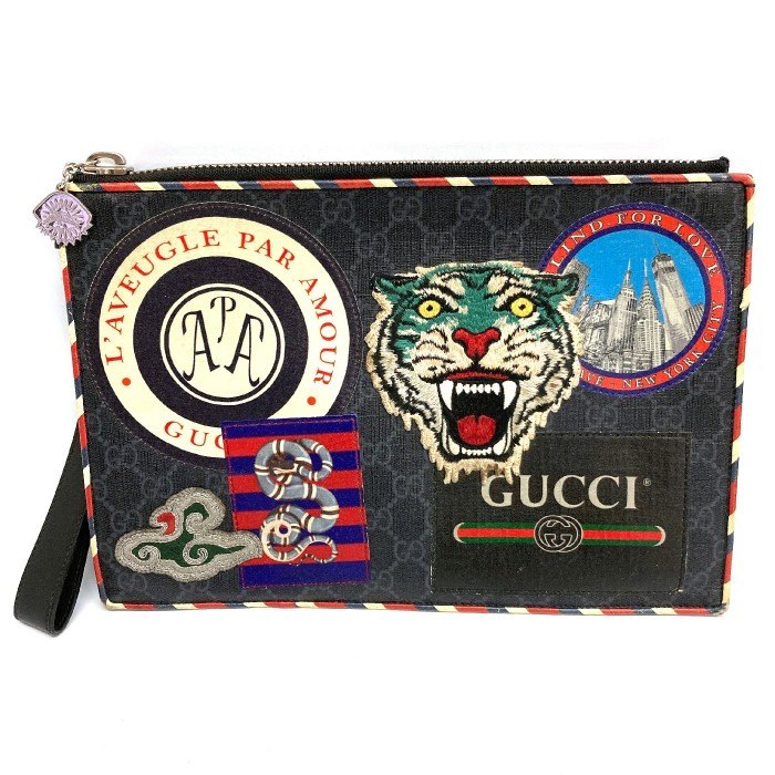 GUCCI Ob` 496346 GG Xv[ iCg N[G Nb` Nb`obO PVC pb` }`J[ yÁz rm