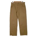 STANDARD CALIFORNIA スタンダードカリフォルニア ヘリンボーン コットンワークパンツ ブラウン Size 32【中古】 rf