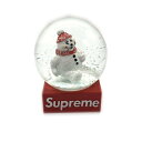 SUPREME シュプリーム 21AW Snowman Snowglobe スノーマン スノーグローブ ドーム レッド 【中古】 rf