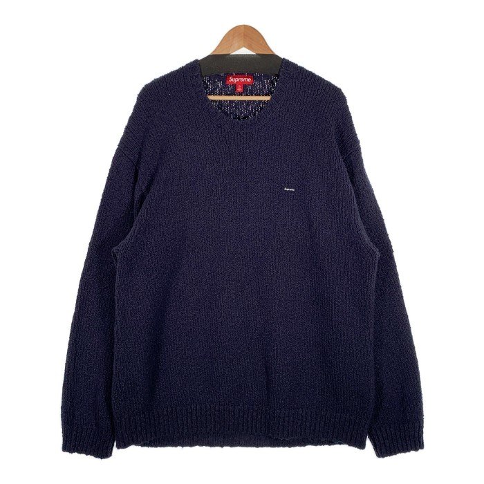 SUPREME シュプリーム 24SS Boucle Small Box Sweater ブークレスモールボックスセーター ネイビー コットン Size XL【中古】 rf