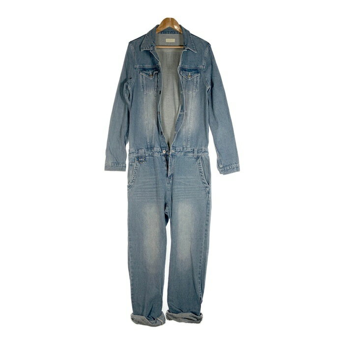 GLW デニム オールインワン インディゴ USED加工 つなぎ GLW-0006 Size 3【中古】 rf