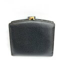 COACH コーチ ガマ口 コインケース 財布 ブラック 【中古】 rm