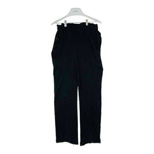 SHINA MOTE シャイナモート ワッシャープリーツ パンツ ブラック sizeXS 【中古】 rm SHINA MOTE シャイナモート ワッシャープリーツ パンツ ブラック sizeXS 【中古】 rm