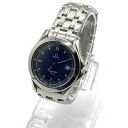 OMEGA オメガ Sea Master シーマスター クォーツ腕時計 デイト SS ネイビー文字盤 シルバー【中古】 rf